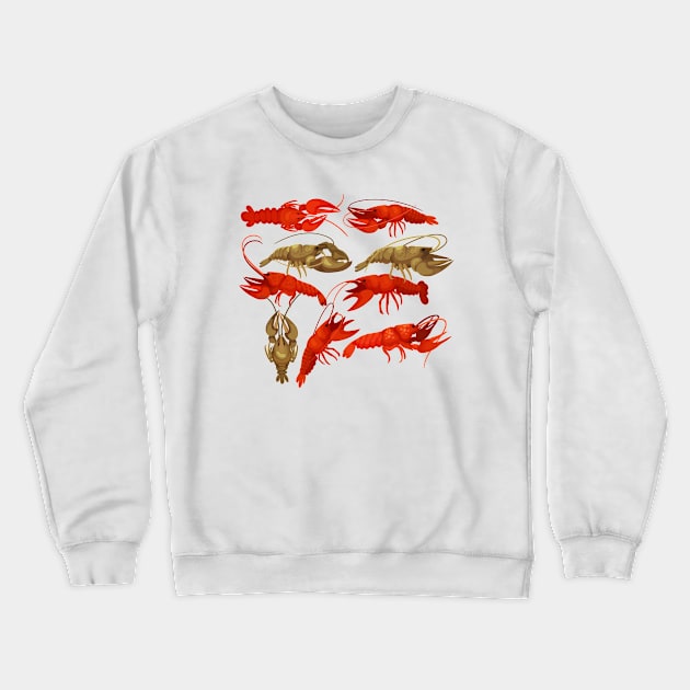 Lobster collection Crewneck Sweatshirt by Mako Design 